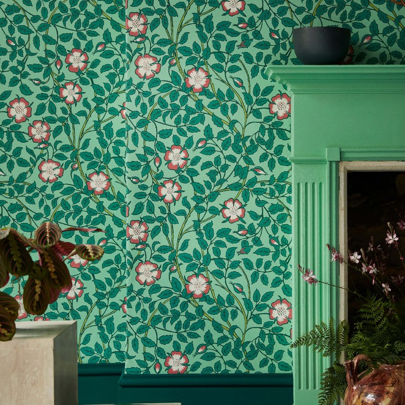 Little Greene Briar Rose wallpaper — lifestyle image 08