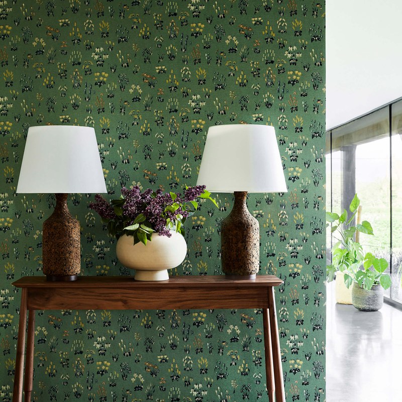 Little Greene Millefleur wallpaper — lifestyle image 15