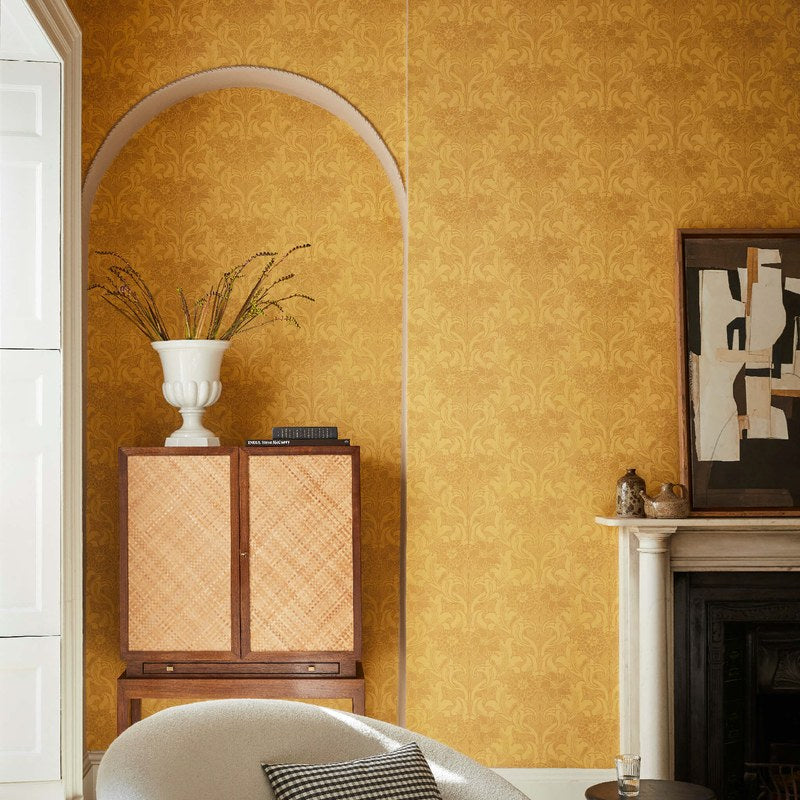 Little Greene Dahlia Scroll wallpaper — lifestyle image 15
