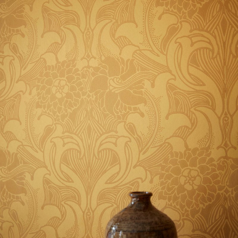 Little Greene Dahlia Scroll wallpaper — lifestyle image 16