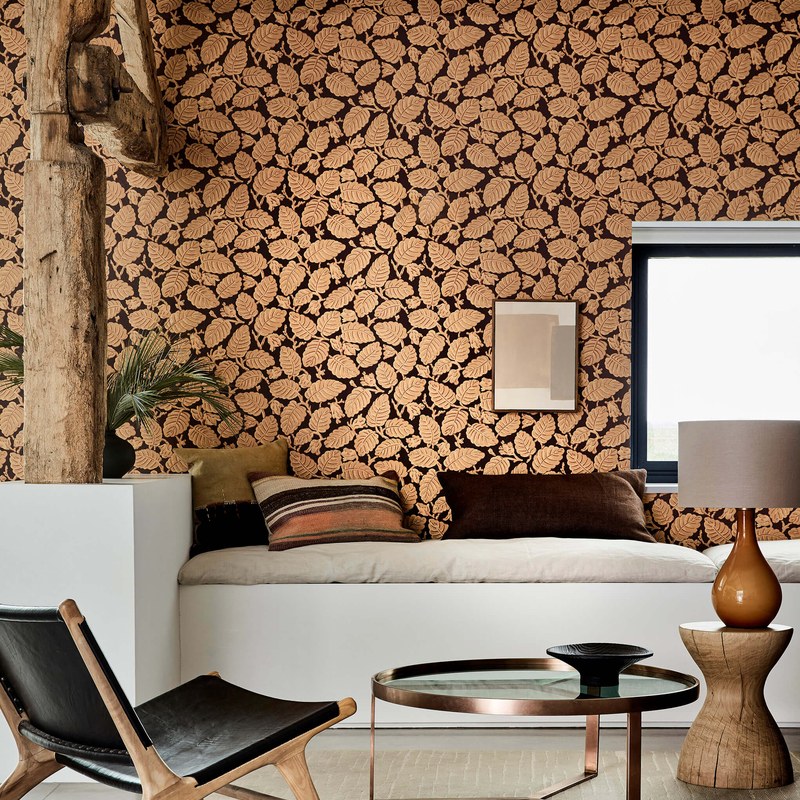 Little Greene Beech Nut wallpaper — lifestyle image 17