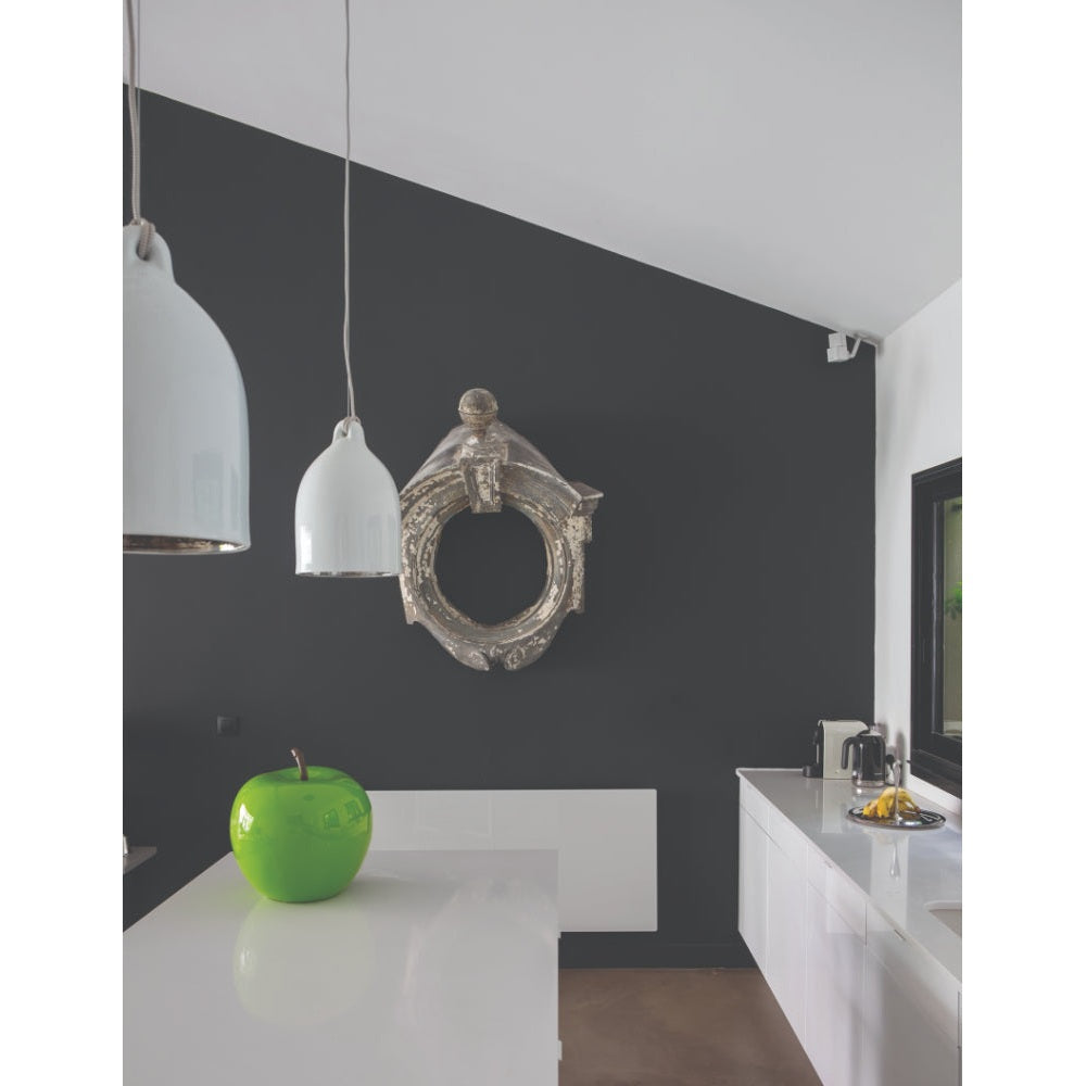 Farrow & Ball Pitch Black No.256 paint in a lifestyle setting