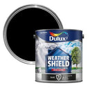 Dulux Weathershield Gloss Paint Black 2.5L – Product Image | Decor Express, Clapham & Richmond, London