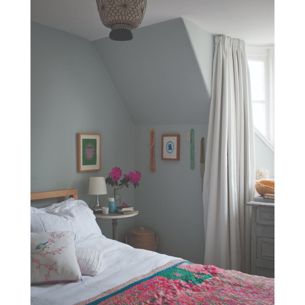Farrow & Ball Light Blue No.22 paint in a lifestyle setting