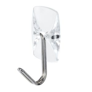 Command Small Clear Wire Hooks 5pc