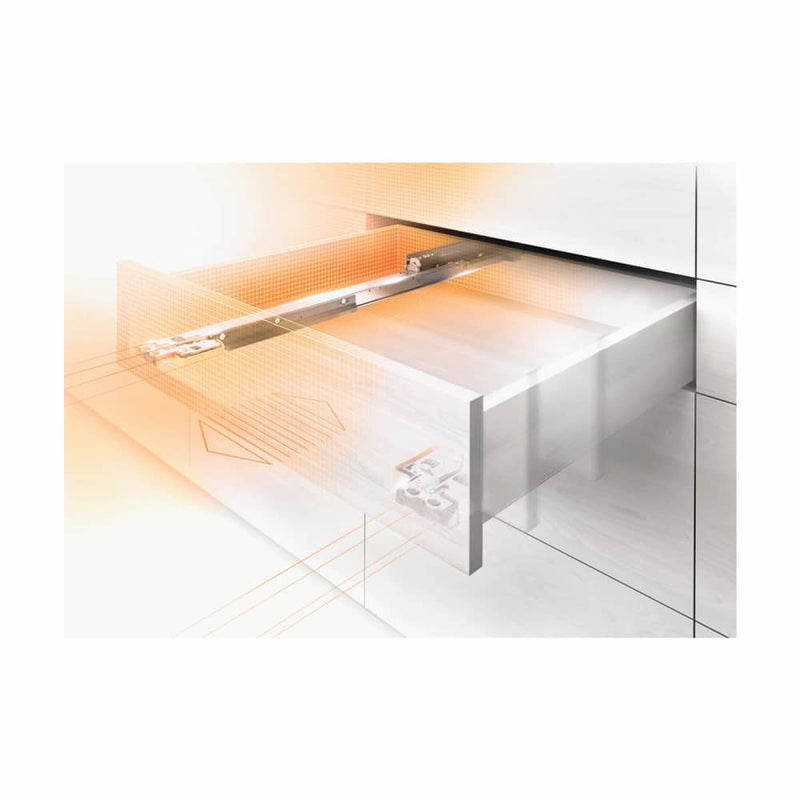 Blum MOVENTO BLUMOTION Soft Close Concealed Drawer Runner - Double Extension 40kg