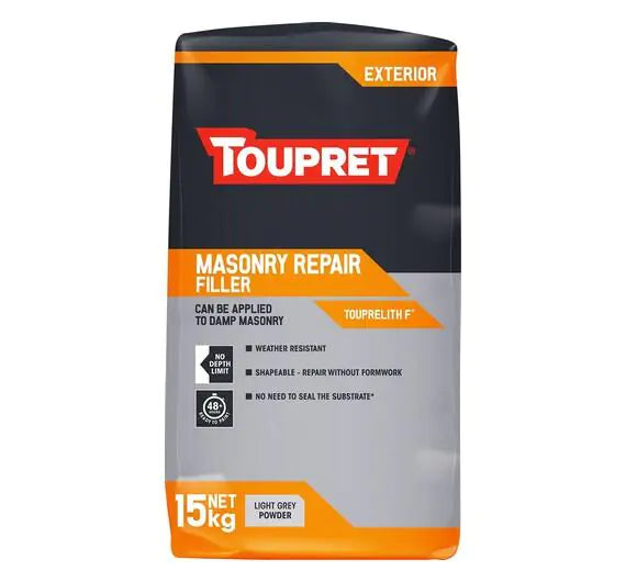 Toupret Touprelith F Masonry Repair Filler Grey