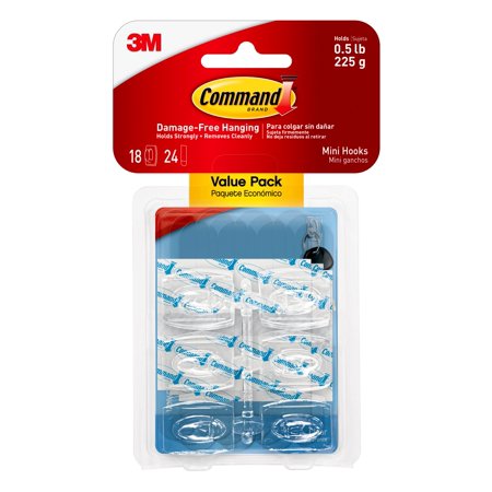 Command Mini Hooks Value Pack