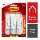 Command Medium Utility Hooks White