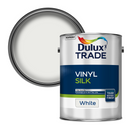 Dulux Trade Vinyl Silk White 5L