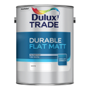 Dulux Trade Durable Flat Matt  White 5L