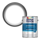 Dulux Trade Durable Flat Matt  White 5L