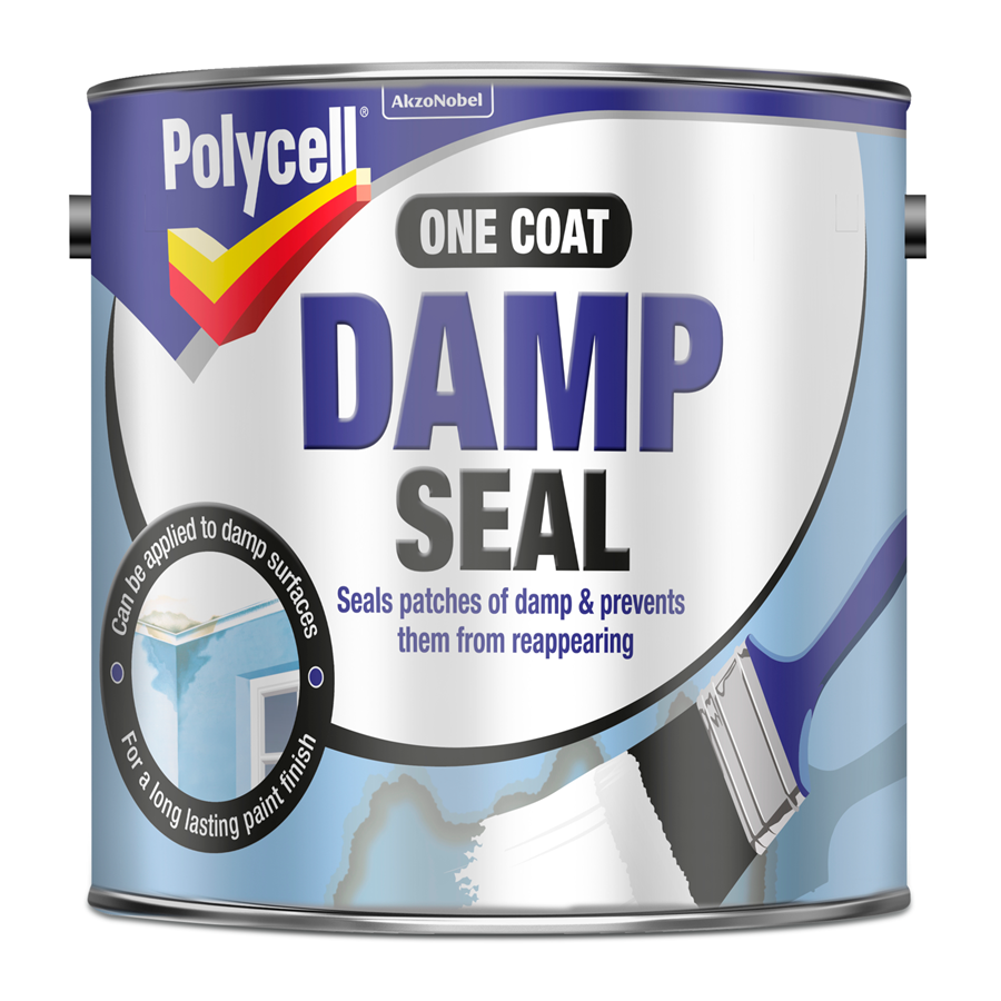 Polycell One Coat Damp Seal 2.5L – Product Image | Decor Express, Clapham & Richmond, London