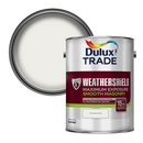 Dulux Trade Weathershield Maximum Exposure Smooth Masonry Pure Brilliant White 5L