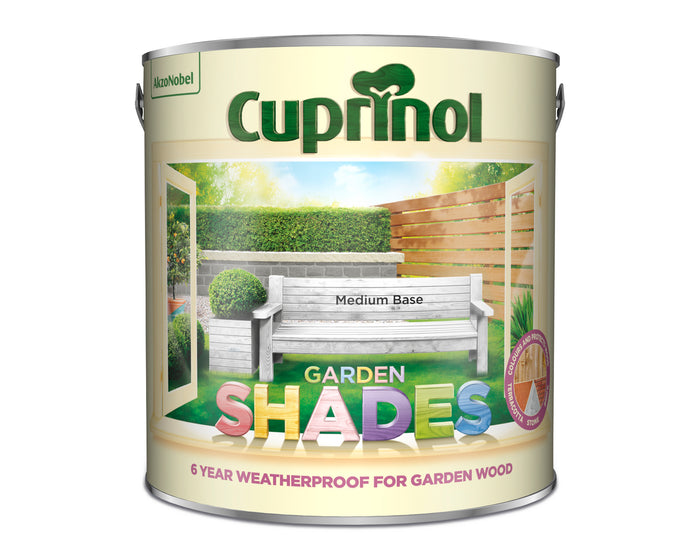 Cuprinol Garden Shades MEDIUM Base 2.5L