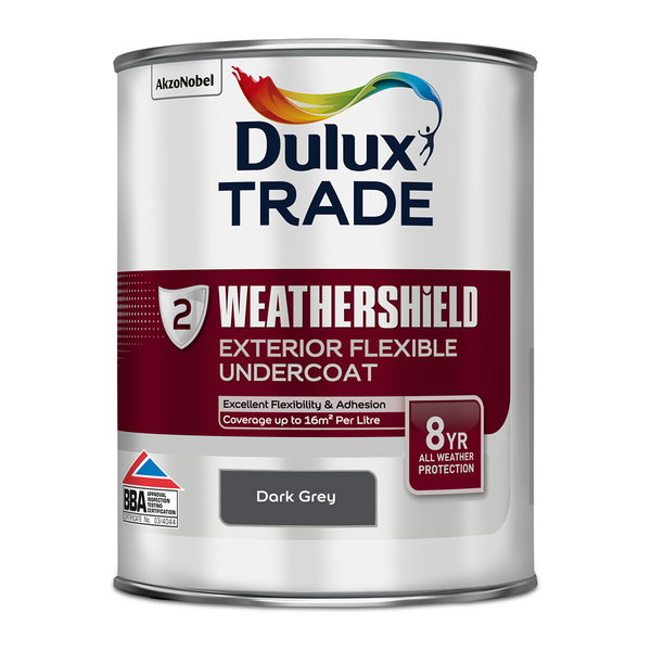 Dulux Trade Weathershield Exterior Undercoat Dark Grey
