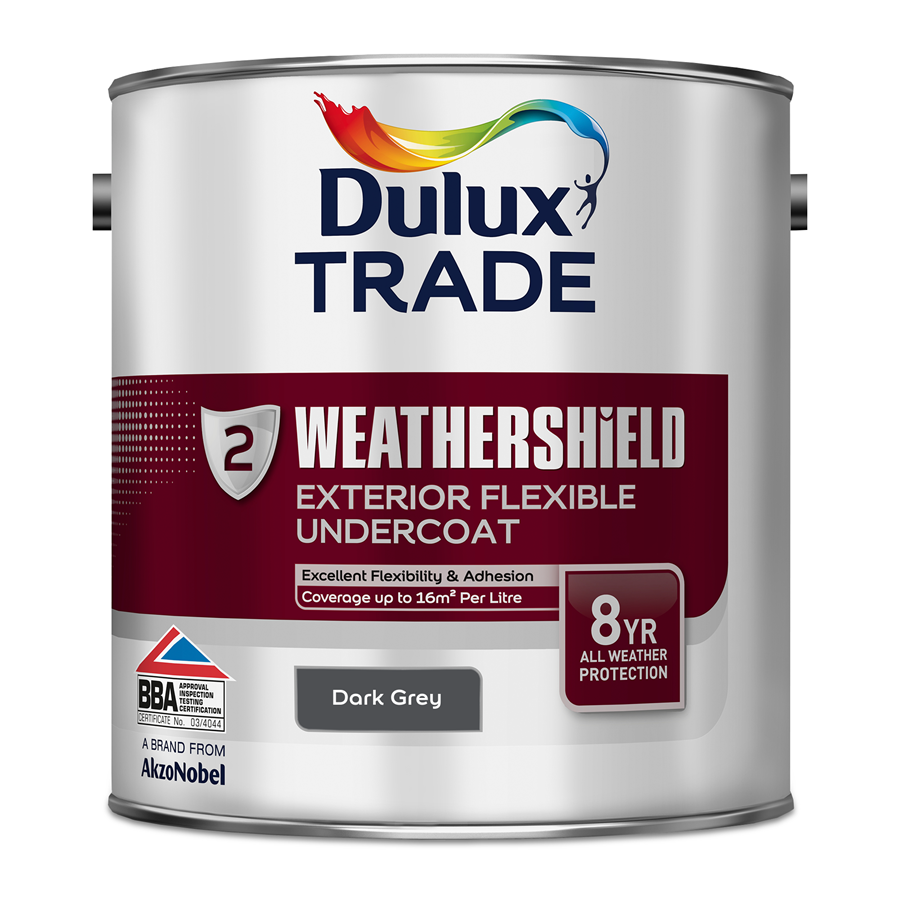 Dulux Trade Weathershield Exterior Undercoat Dark Grey