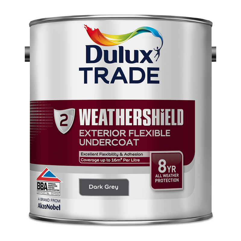 Dulux Trade Weathershield Exterior Undercoat Dark Grey
