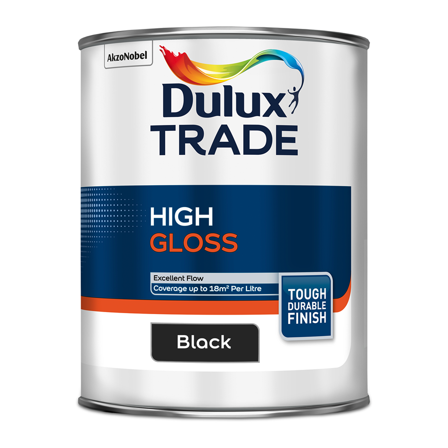 Dulux Trade High Gloss Black