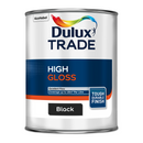 Dulux Trade High Gloss Black 1L – Product Image | Decor Express, Clapham & Richmond, London