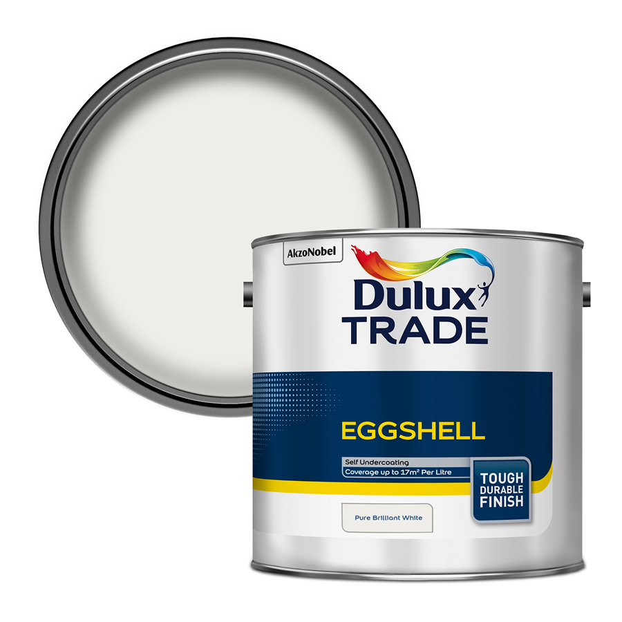 Dulux Trade Eggshell Pure Brilliant White