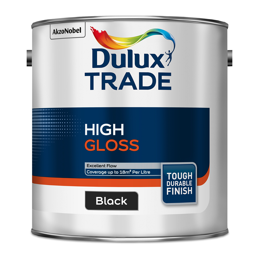 Dulux Trade High Gloss Black