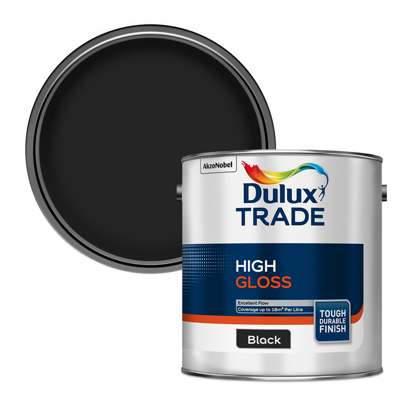 Dulux Trade High Gloss Black