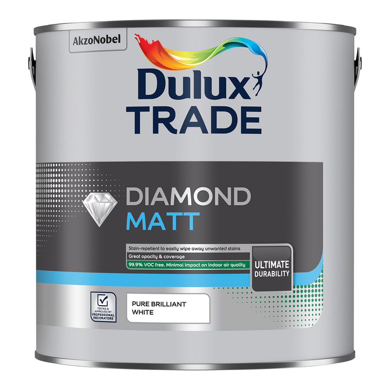 Dulux Trade Diamond Matt Pure Brilliant White