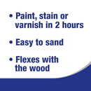 Polycell Large Repair Wood Filler White 330g