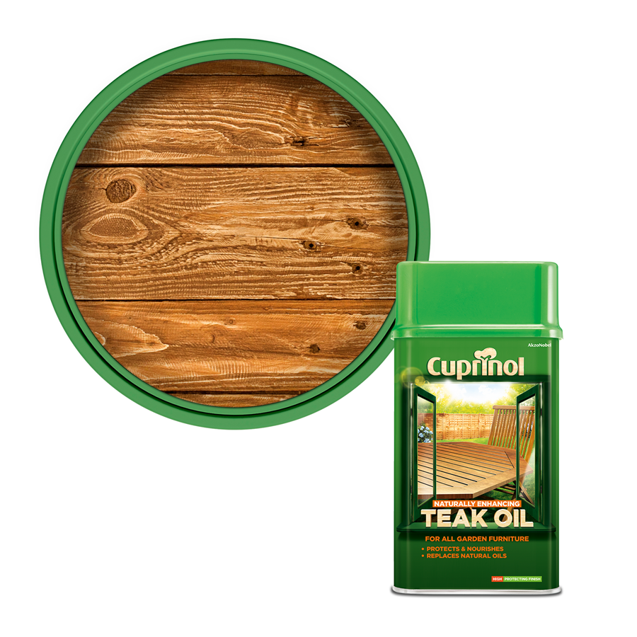 Cuprinol Teak Oil Clear 1L