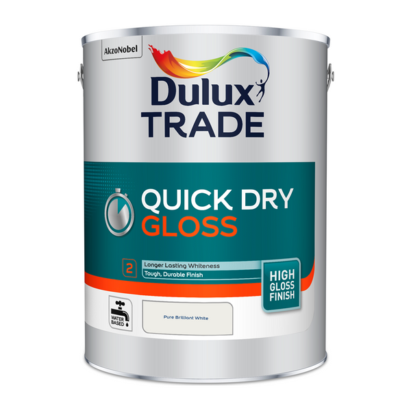 Dulux Trade Quick Dry Gloss Pure Brilliant White