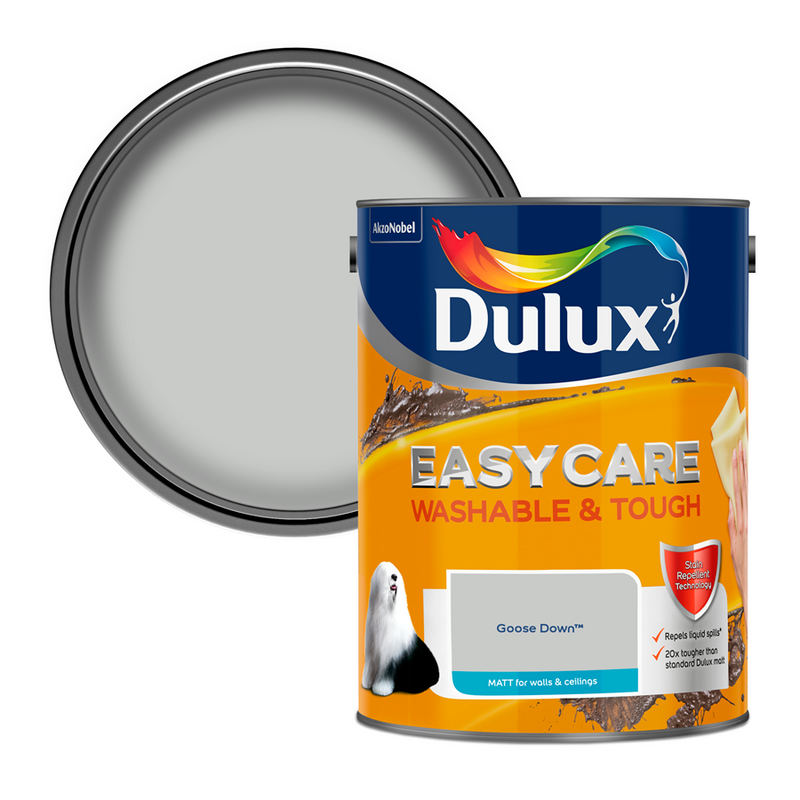 Dulux Easycare Washable & Tough Matt Emulsion Paint Goose Down