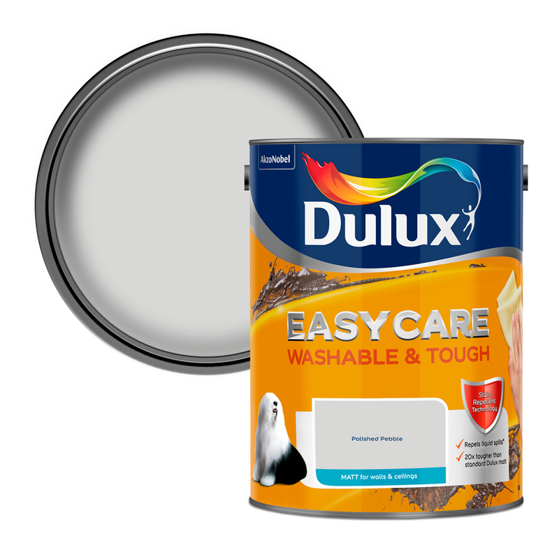 Dulux Easycare Washable & Tough Matt Emulsion Paint Polished Pebble