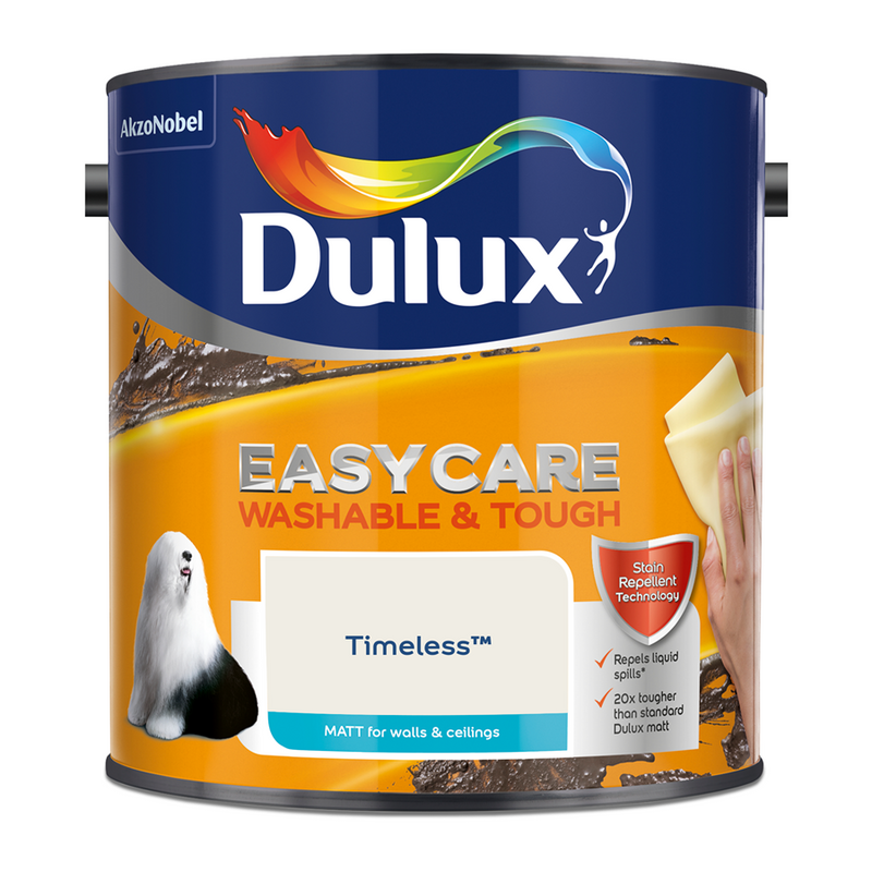 Dulux Easycare Washable & Tough Matt Emulsion Paint Timeless