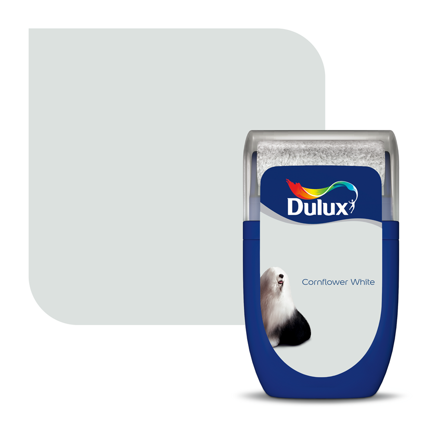 Dulux Roller Tester Cornflower White 30ml