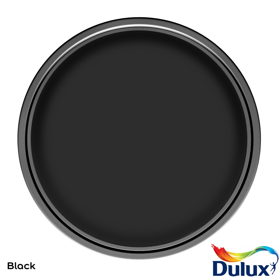 Dulux Weathershield Smooth Masonry Paint Black 2.5L