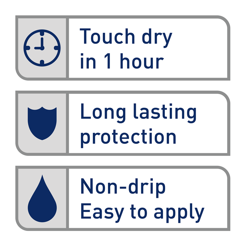 Dulux Quick Dry Eggshell Paint Black 750ML