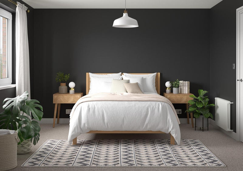 Dulux Quick Dry Eggshell Paint Black 750ML