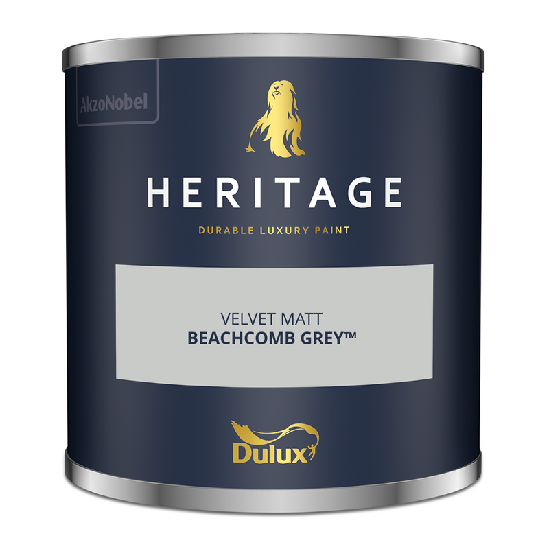 Dulux Heritage Colour Tester Beachcomb Grey 125ml