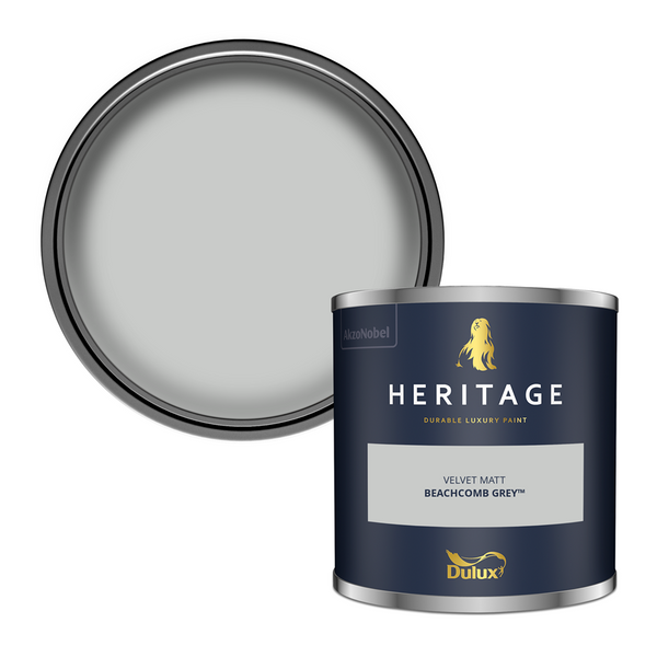 Dulux Heritage Colour Tester Beachcomb Grey 125ml