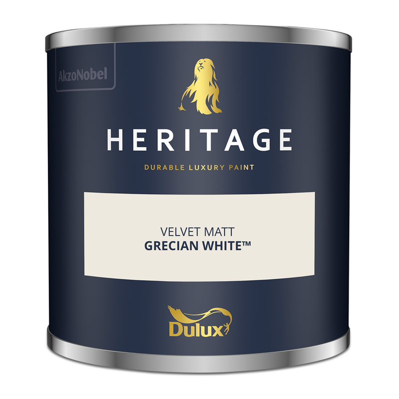 Dulux Heritage Colour Tester Grecian White 125ml