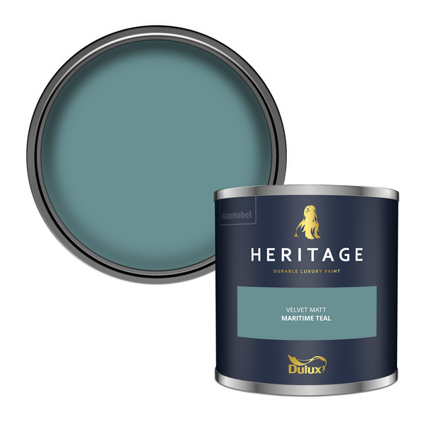Dulux Heritage Colour Tester Maritime Teal 125ml