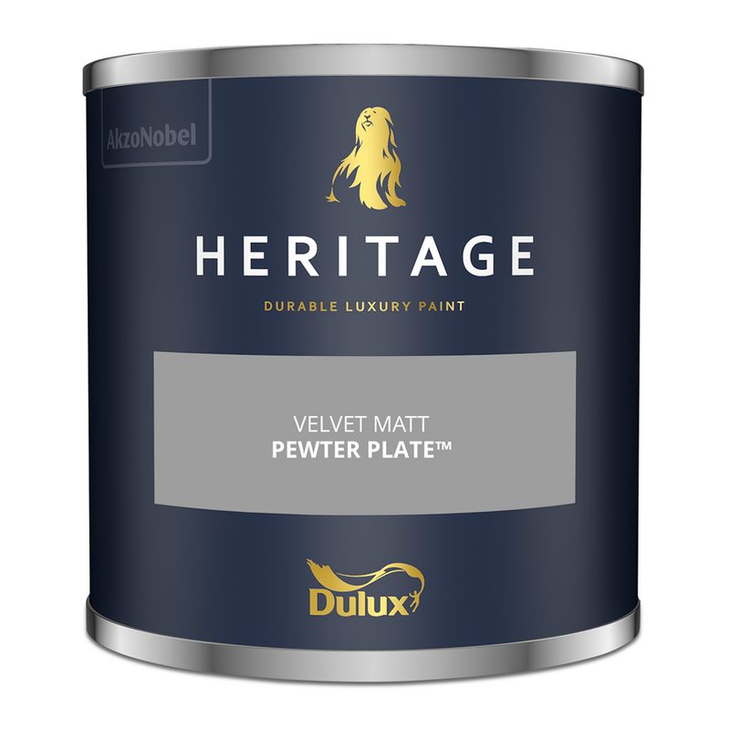 Dulux Heritage Colour Tester Pewter Plate 125ml