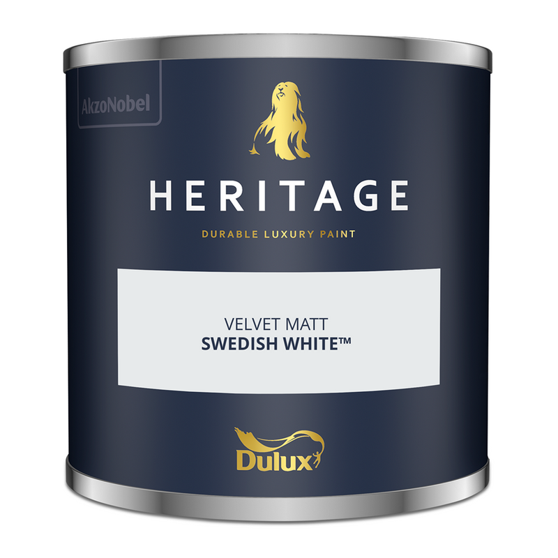 Dulux Heritage Colour Tester Swedish White 125ml