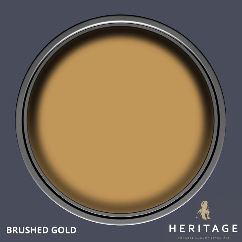 Dulux Heritage Colour Tester Brushed Gold 125ml