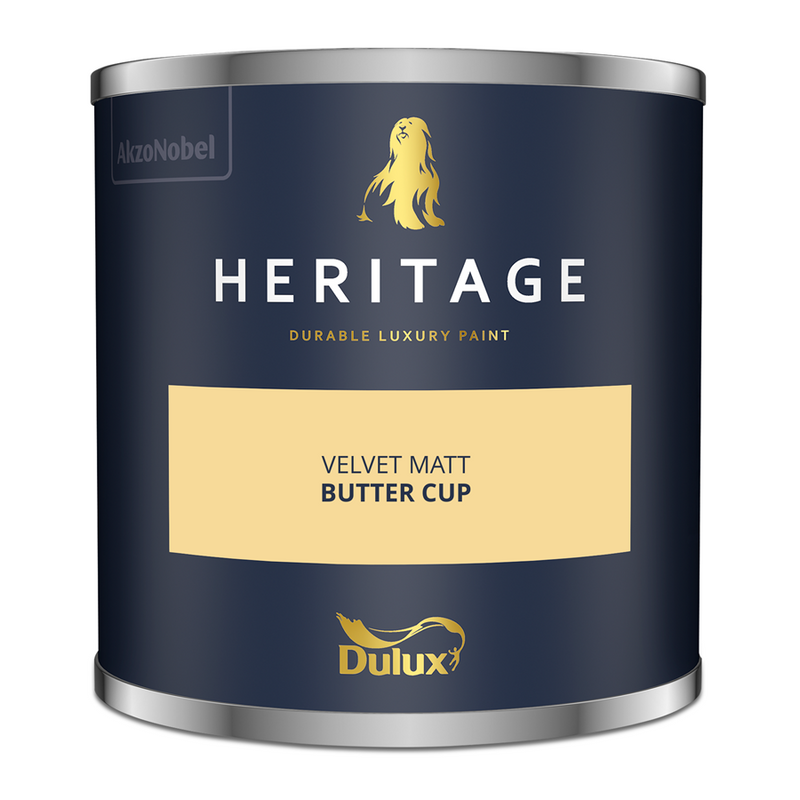 Dulux Heritage Colour Tester Butter Cup 125ml