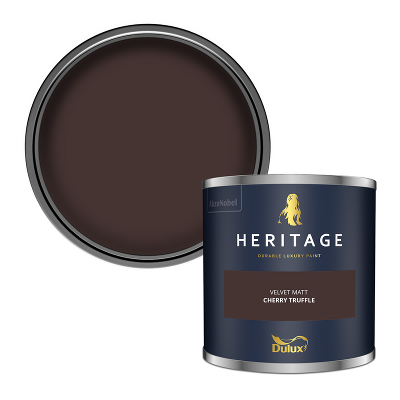 Dulux Heritage Colour Tester Cherry Truffle 125ml