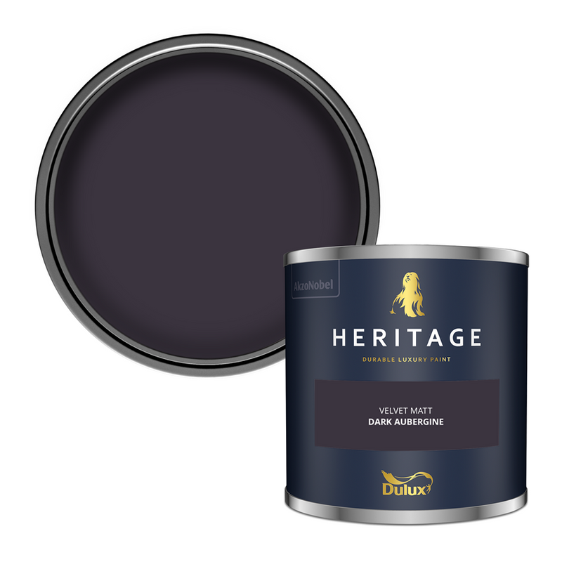 Dulux Heritage Colour Tester Dark Aubergine 125ml