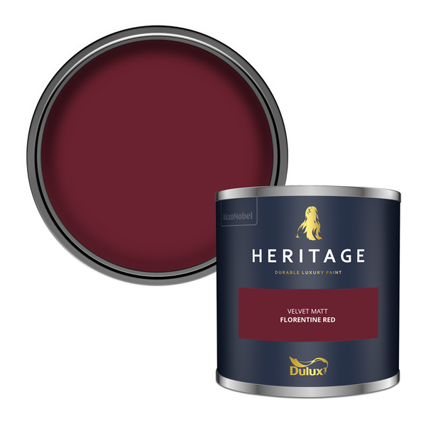 Dulux Heritage Colour Tester Florentine Red 125ml