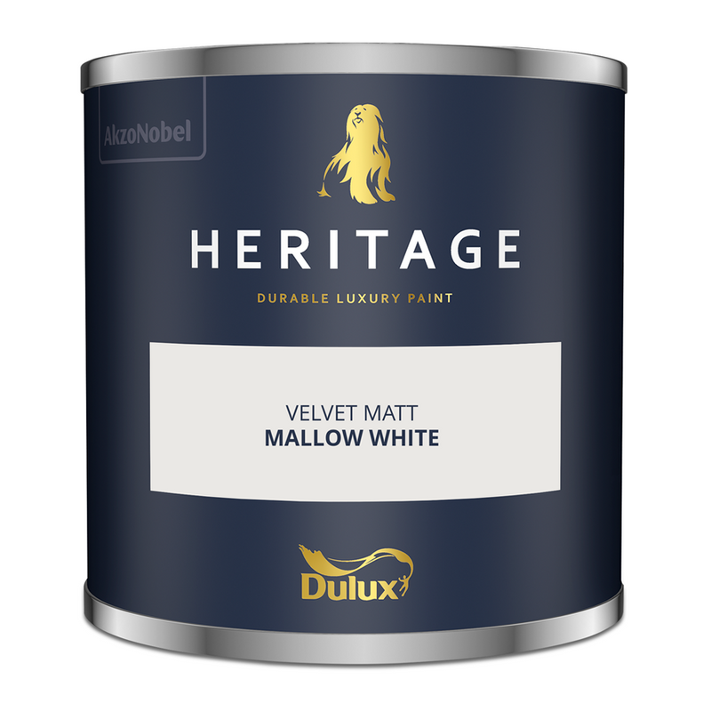 Dulux Heritage Colour Tester Mallow White 125ml